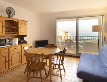 Studio aan zee in Cap d'Agde met gedeeld zwembad, op 100 meter van het strand - thumbnail 3