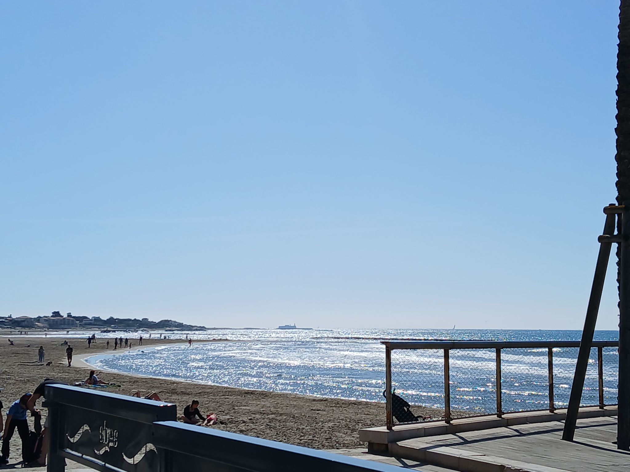 Mobilheim "Les Dunes" mit Blick auf das Wasser-Binnen