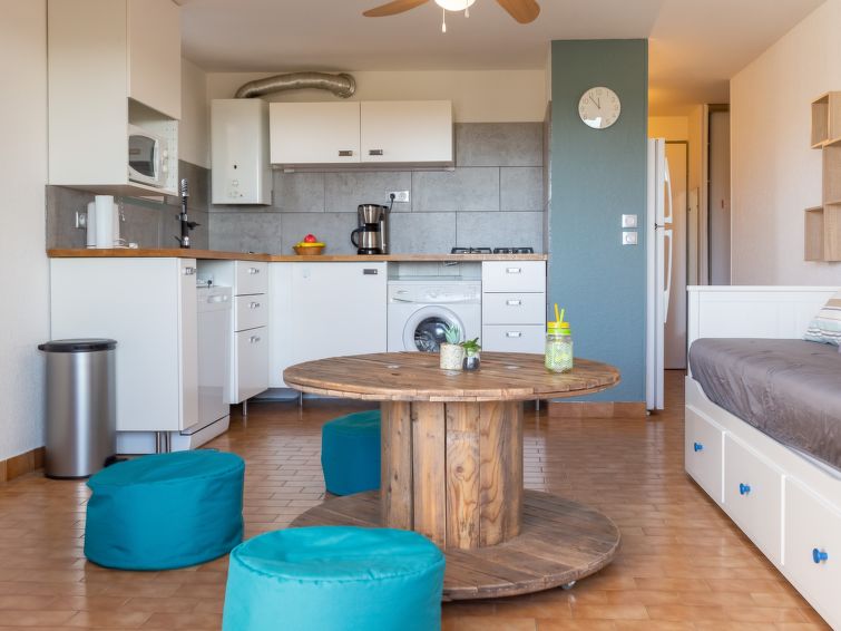 Aan het strand: Zonnig appartement met zeezicht in Cap d'Agde in Cap d'Agde