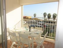 Strandappartement voor 6 in Gruissan, 300m van zee - thumbnail 1
