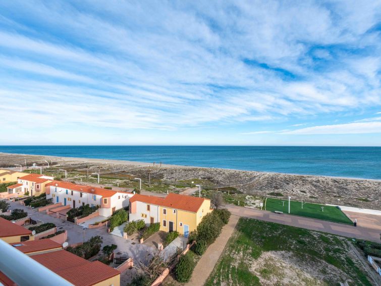 Zeezicht en direct aan het strand: appartement in Le Barcarès in Le Barcarès