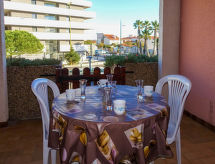 Knus appartement op 200 meter van het strand in Le Barcarès - thumbnail 2