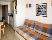 Strandappartement voor 5 in Le Barcarès met tuin & zwembad - thumbnail 4