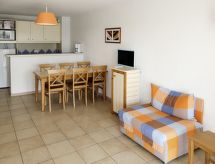 Ruim appartement voor 7 aan de kust van Le Barcarès met zwembad en tuin - thumbnail 4