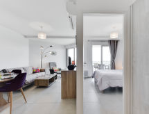 Strandappartement voor 4 op 20 meter van de Middellandse Zee - thumbnail 3