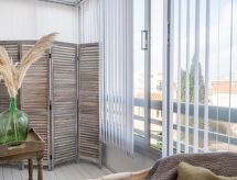 Knus appartement voor 3 op 20 meter van het strand in Canet-Plage - thumbnail 5