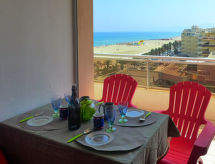Soleil Bleu: Appartement aan zee in Canet-Plage met strand op 10 meter - thumbnail 1
