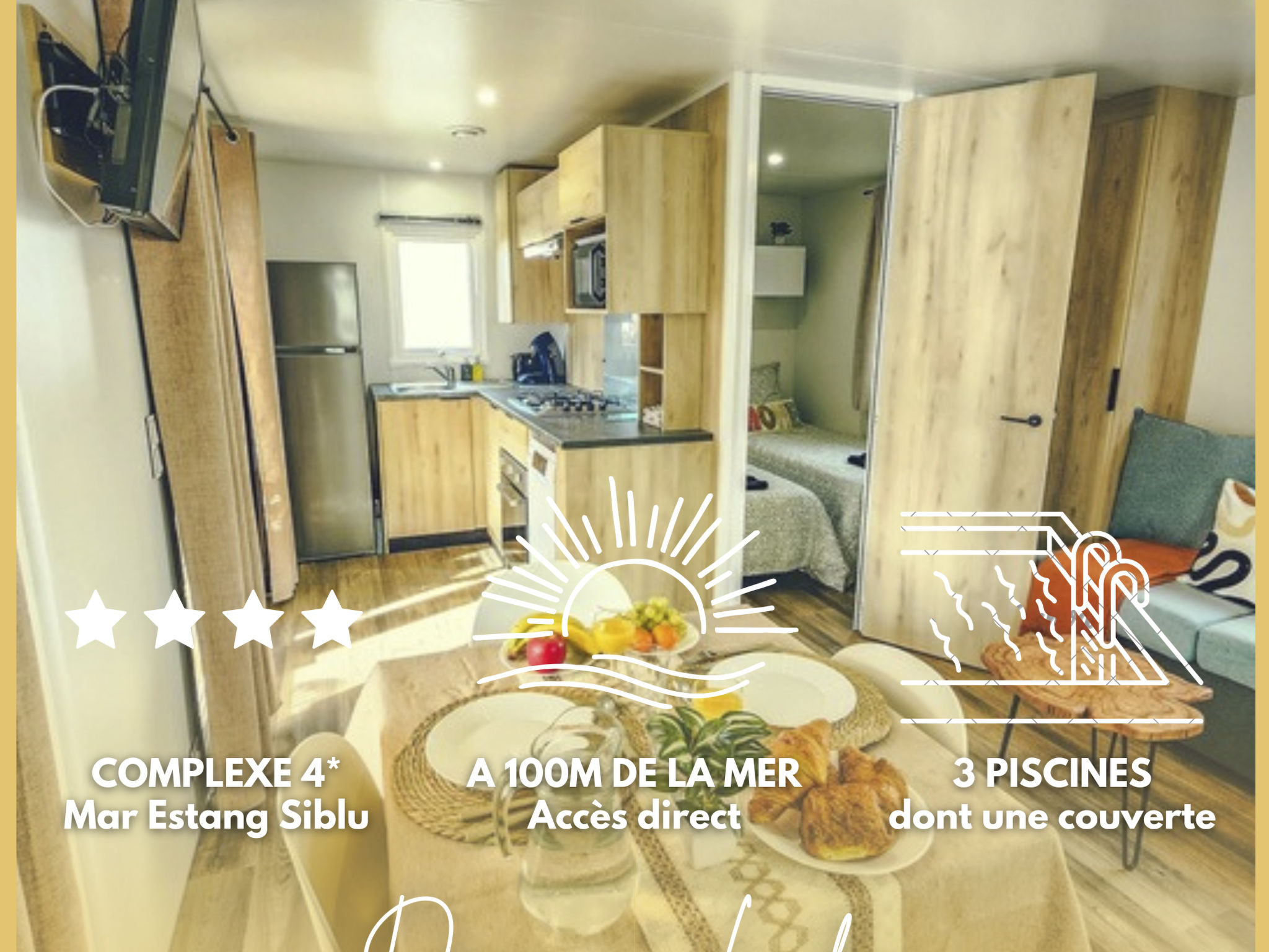 Dreamy Lodge - Genuss, Strand in 100m