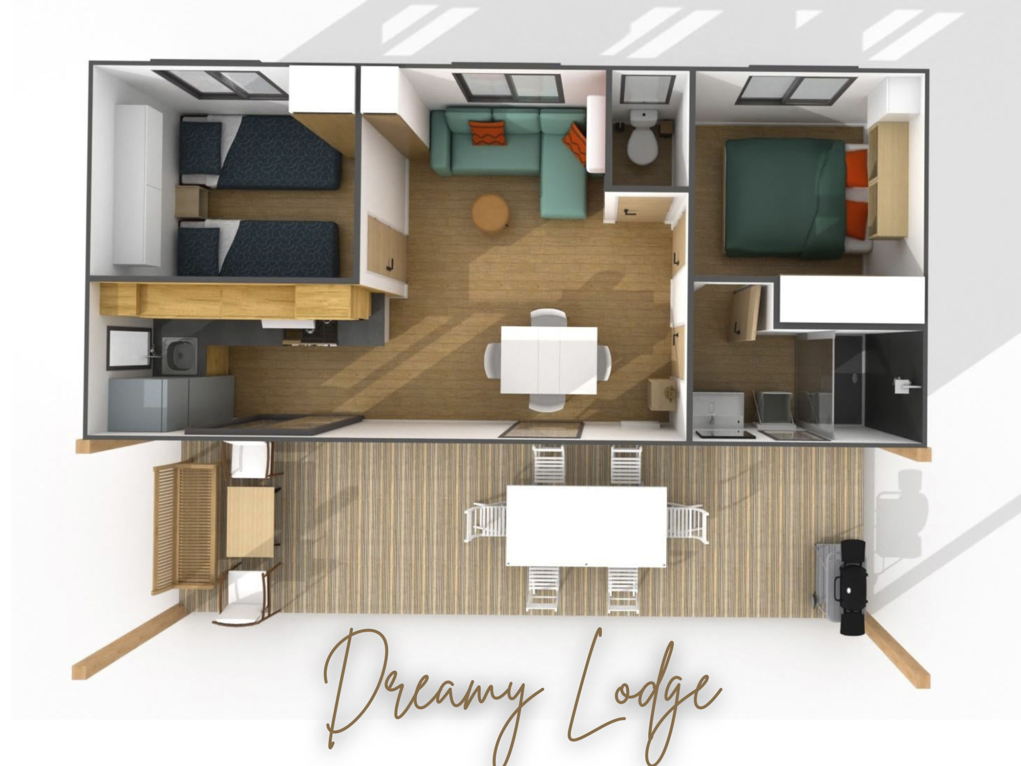 Dreamy Lodge - Genuss, Strand in 100m-Inside