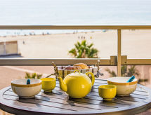 Knus appartement Le Beach op 50m van zee in Canet-Plage - thumbnail 2