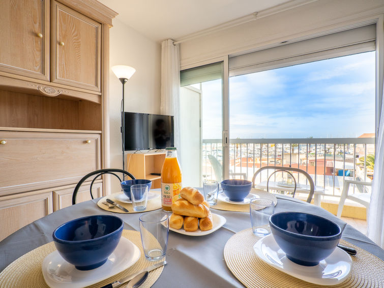 Op 300 m van zee: Compact appartement met zeezicht in Saint Cyprien in Saint Cyprien