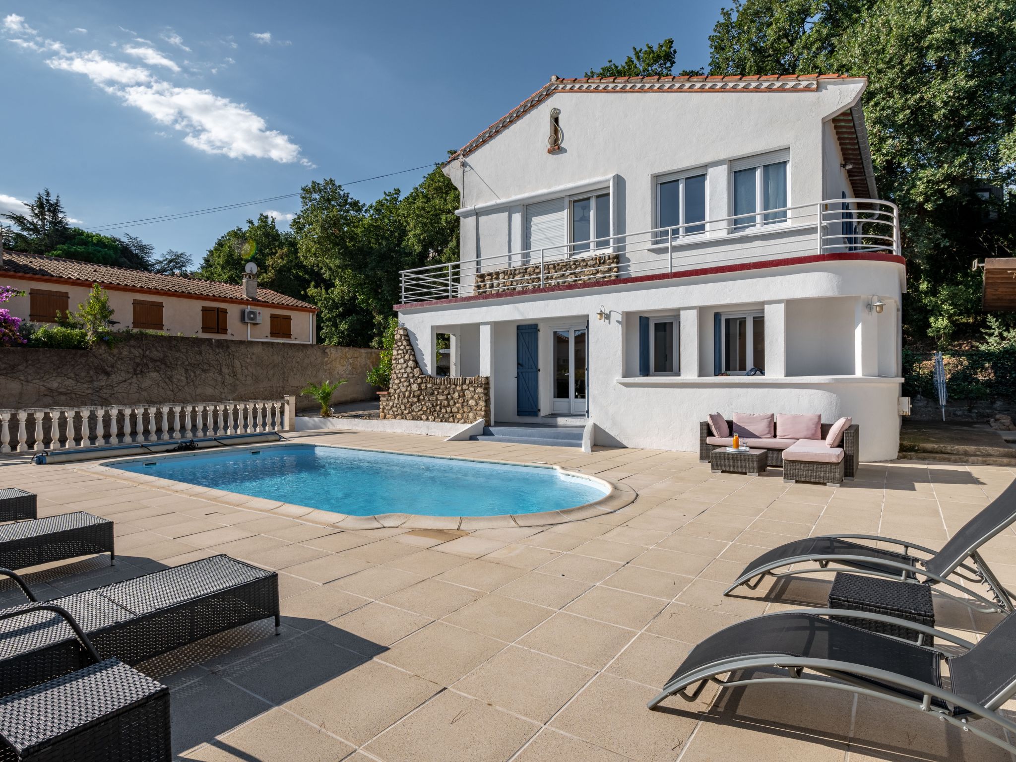Villa Les Treilles: Vrijstaande villa met privézwembad op 100m van zee - foto 23