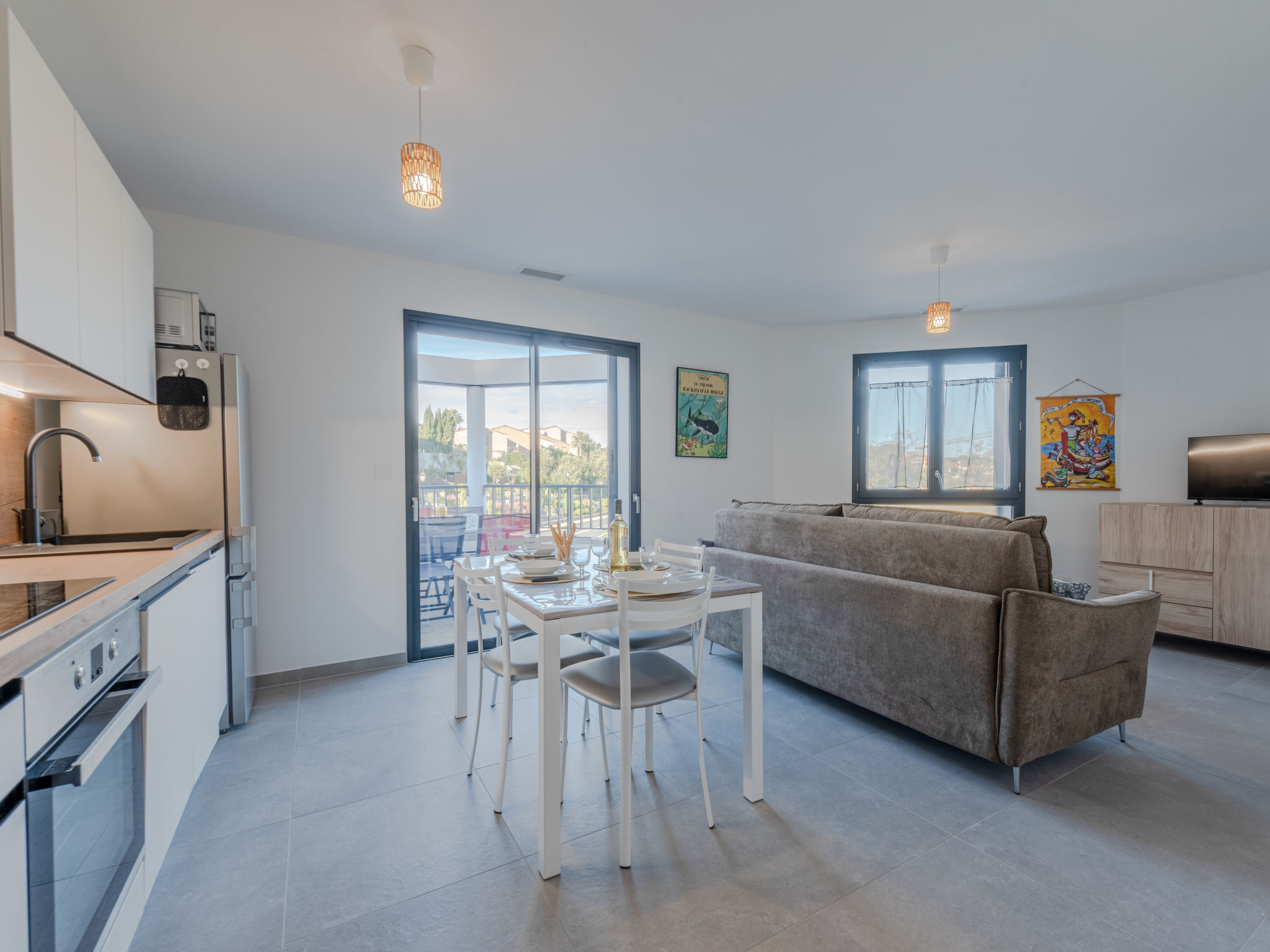 Appartement Collioure le haut – Cuisine et coin repas, photo 15 sur 27