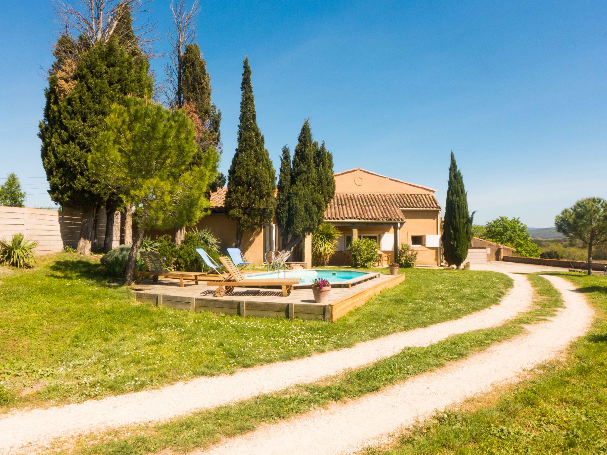 Vakantiehuis met privé zwembad in Limoux (Frankrijk) voor 10 personen