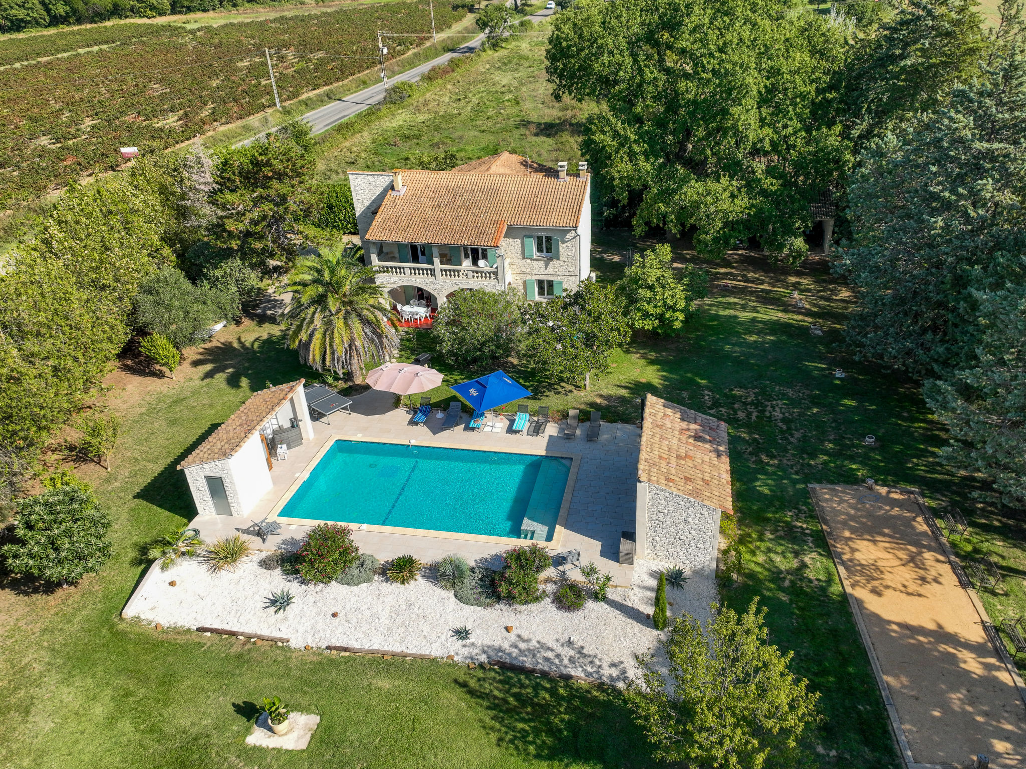 Maison L'Aouzet – Vue aérienne, photo 34 sur 40