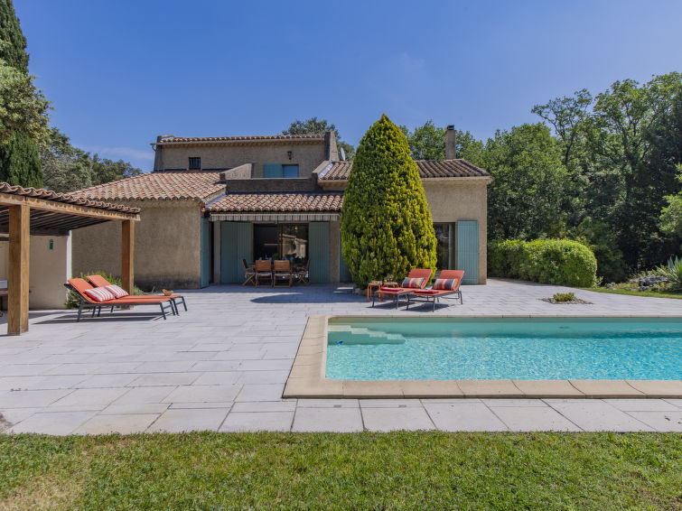Vakantiehuis met privé zwembad in St Siffret (Frankrijk) voor 8 personen
