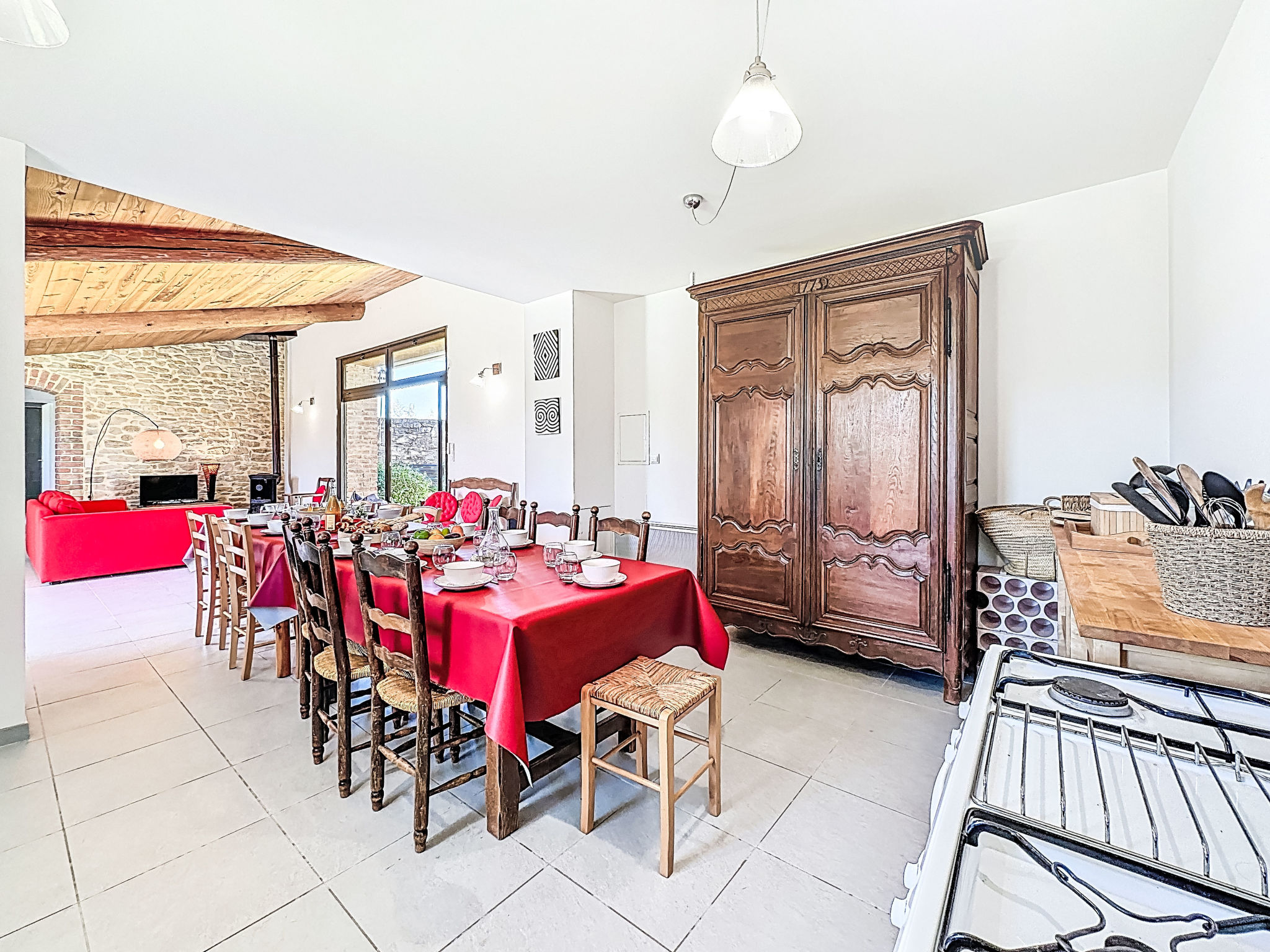 Mas des vignes - Binnen