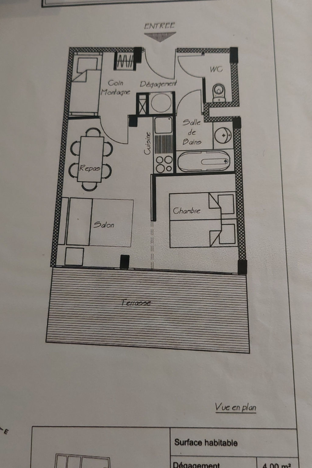 V du Bachat Arolles A-Draußen