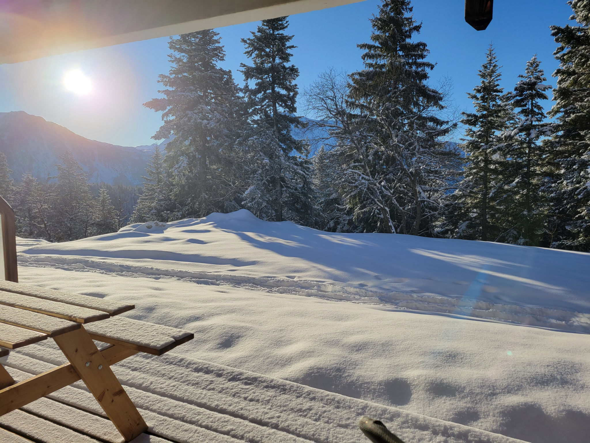 V du Bachat Arolles A-Draußen