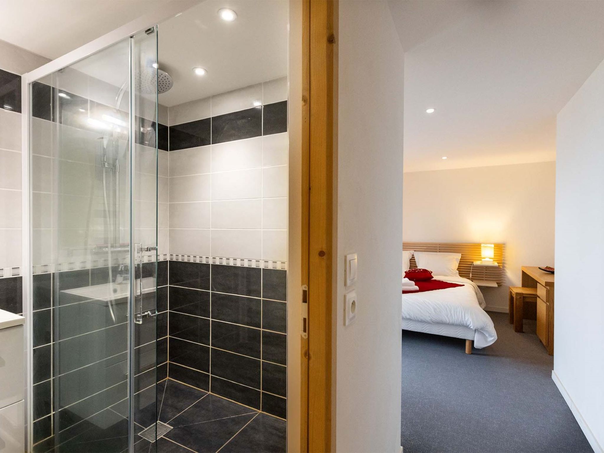 Chalets Les Amis-Drinnen