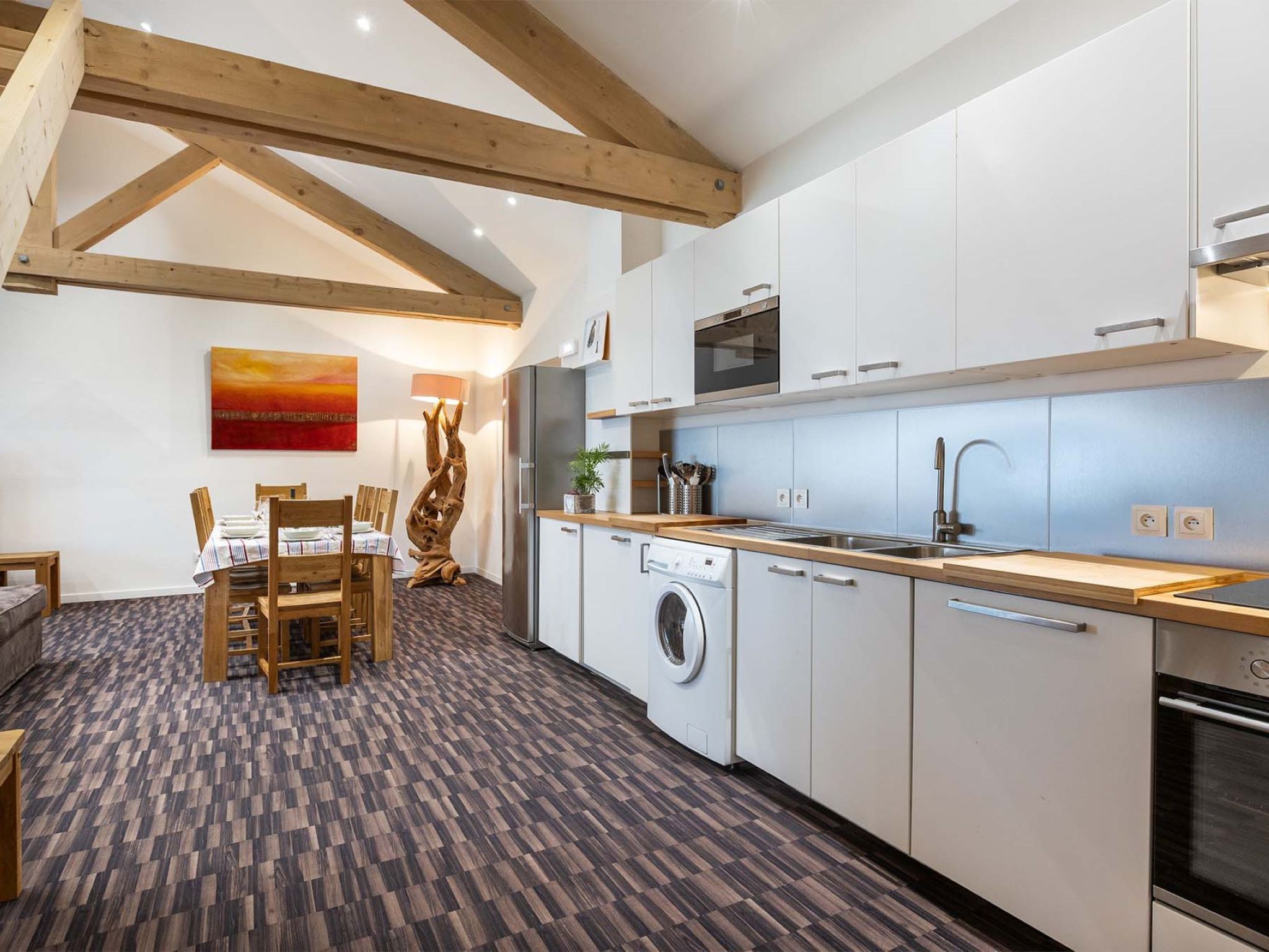 Chalets Les Amis-Drinnen