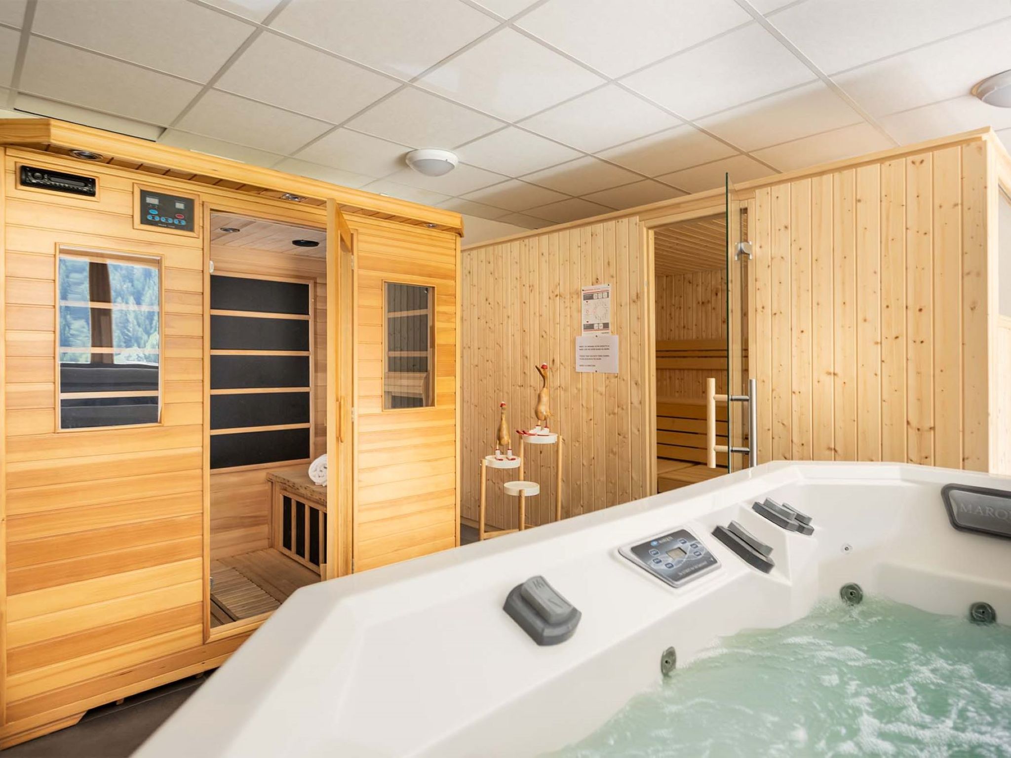 Chalets Les Amis-Drinnen