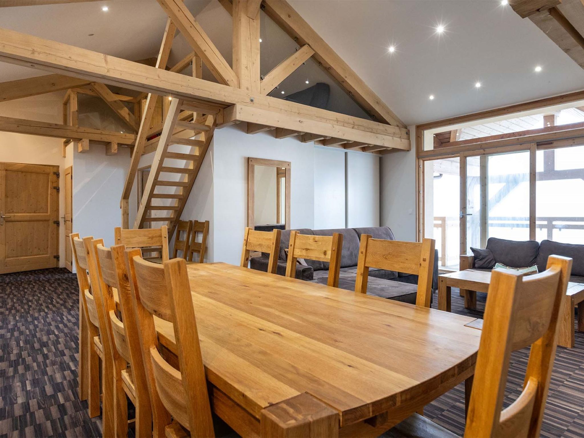 Chalets Les Amis-Drinnen