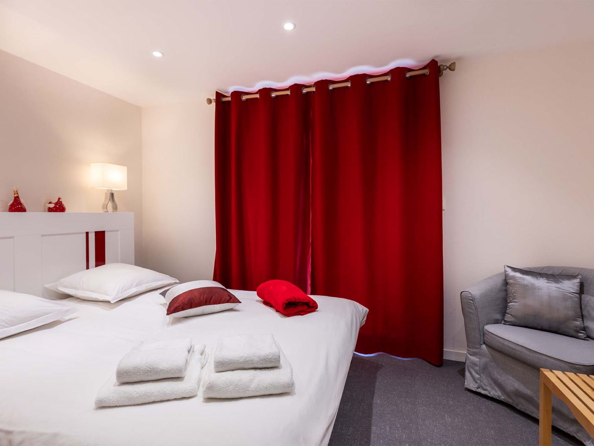 Chalets Les Amis-Drinnen