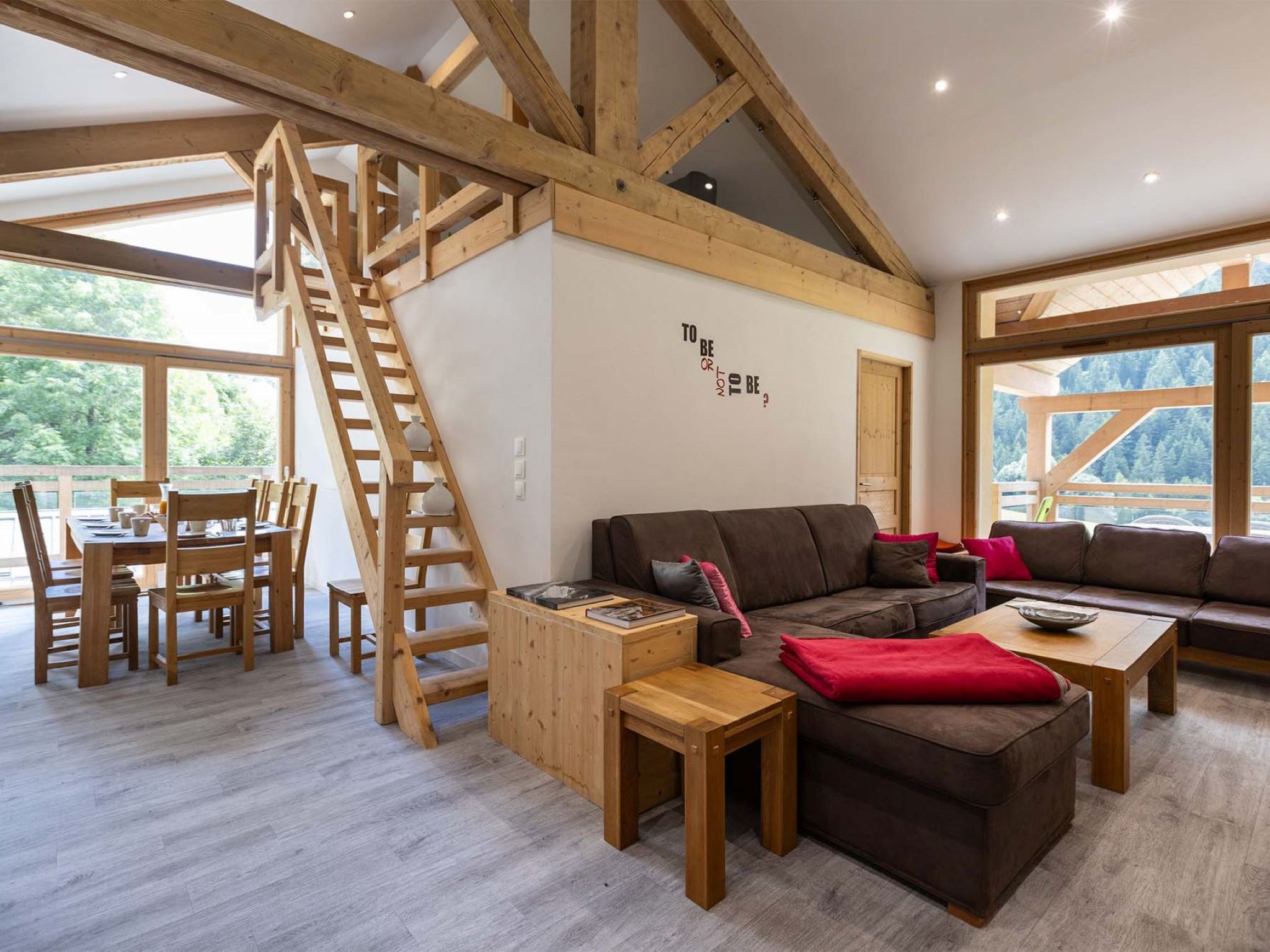 Chalets Les Amis-Drinnen