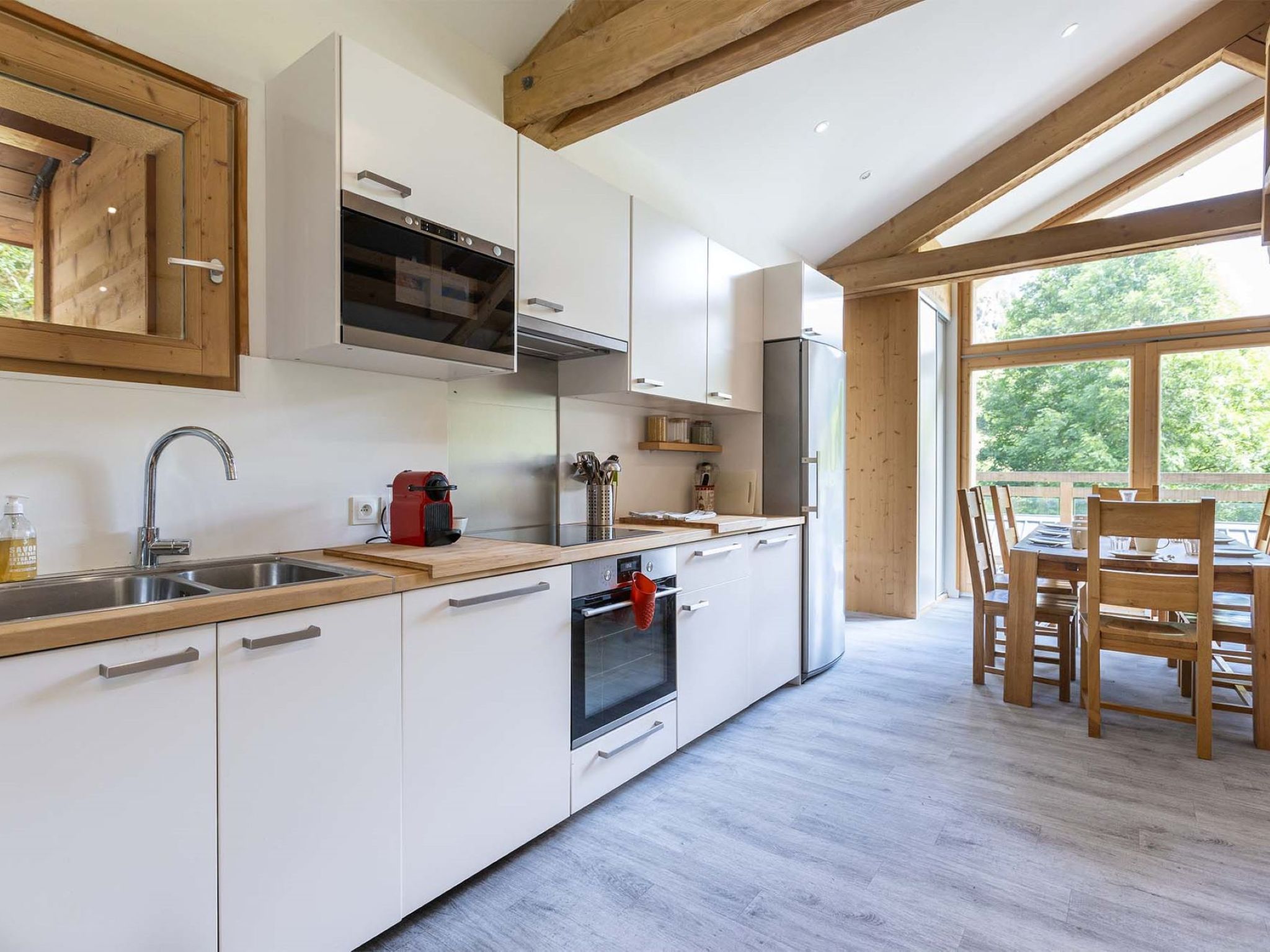 Chalets Les Amis-Drinnen