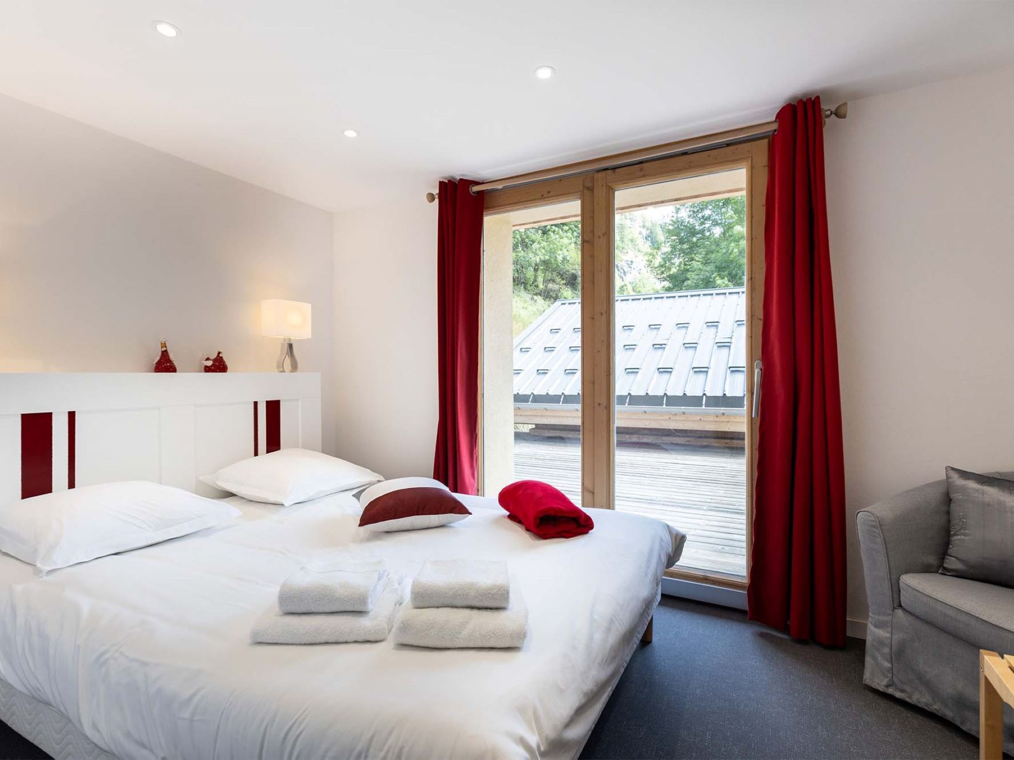 Chalets Les Amis-Drinnen