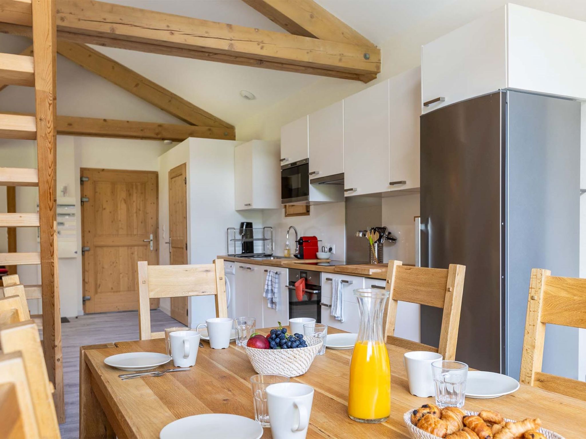 Chalets Les Amis-Drinnen