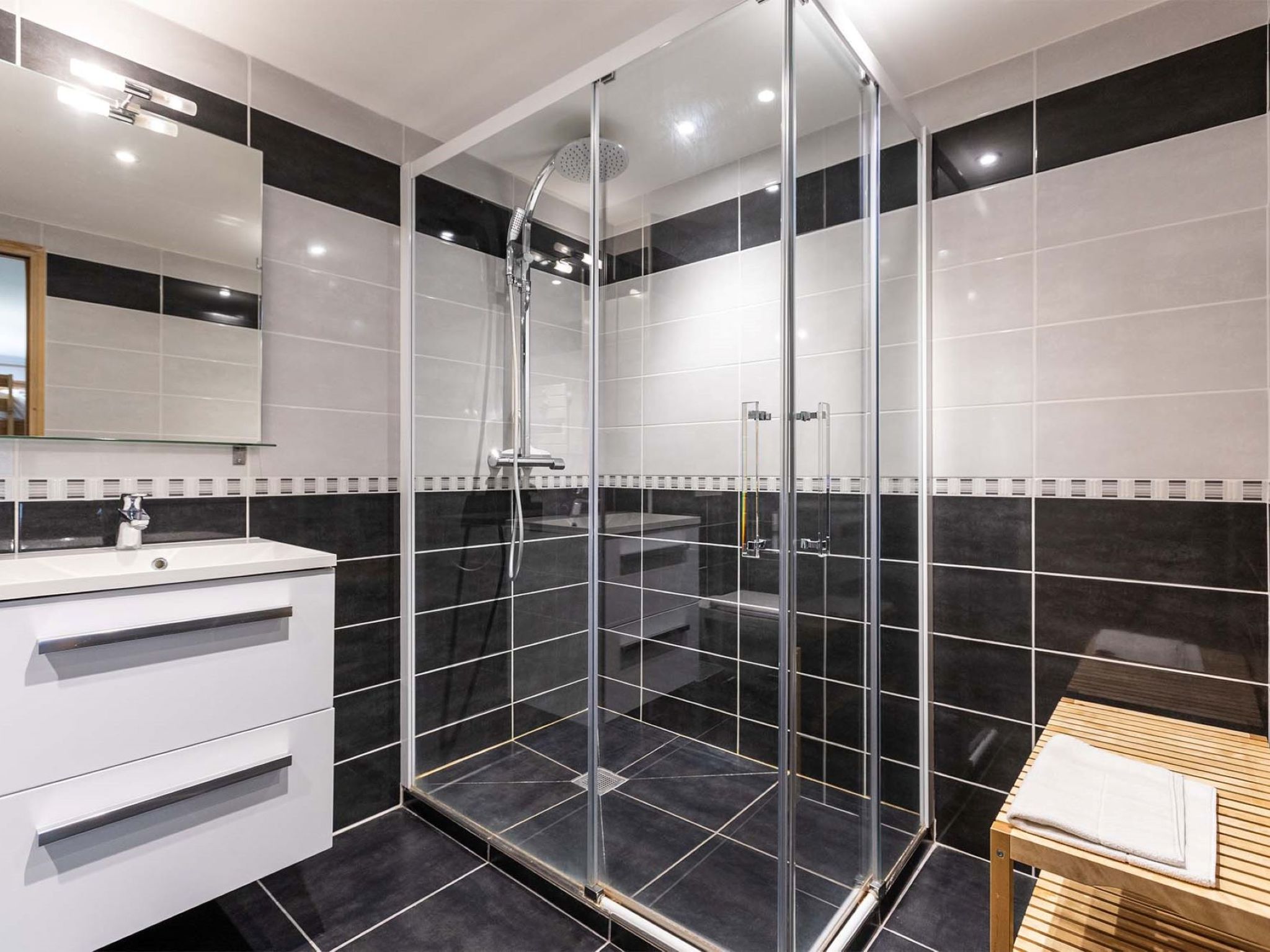 Chalets Les Amis-Drinnen