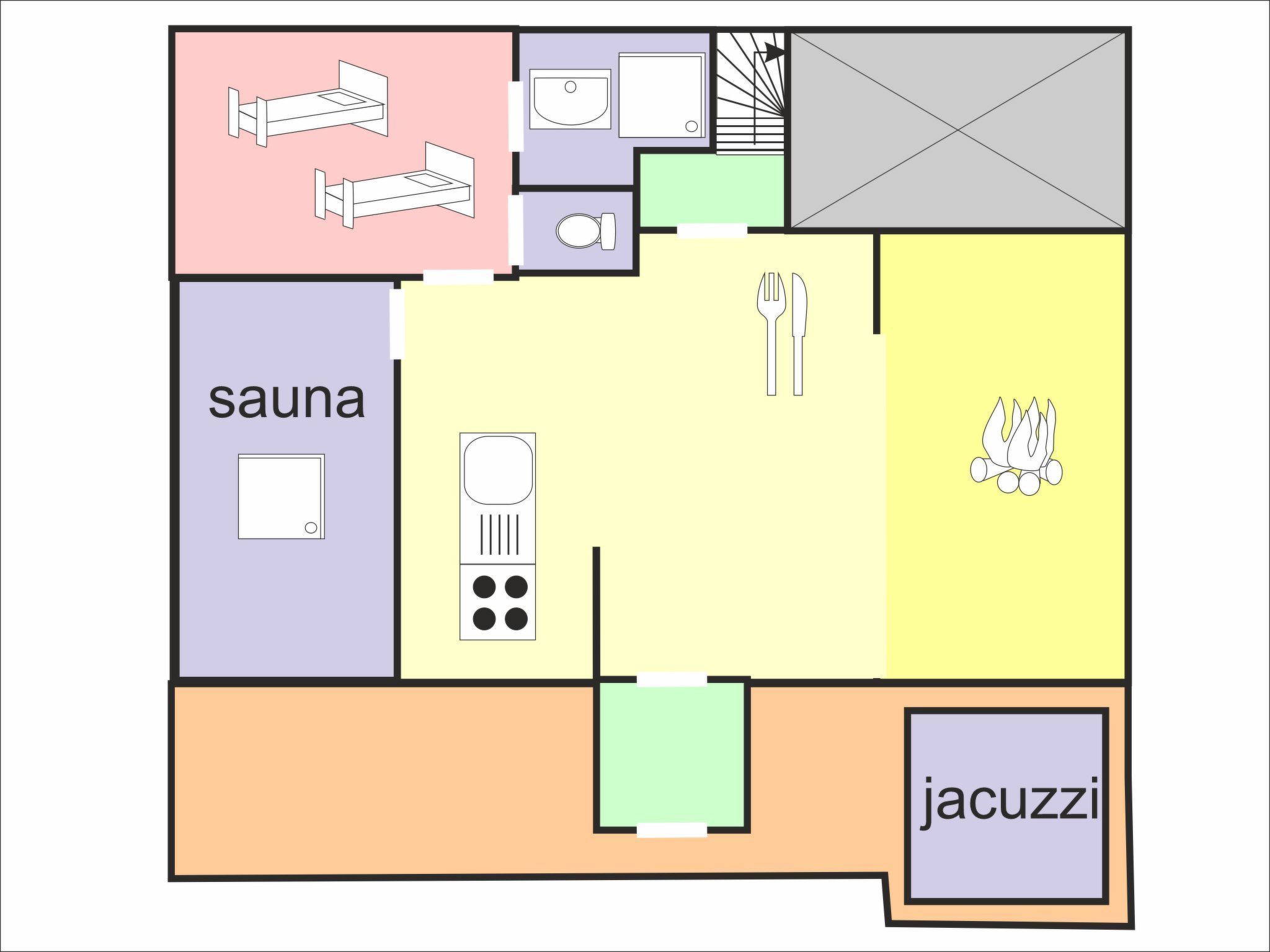 Chalet de Claude - Binnen