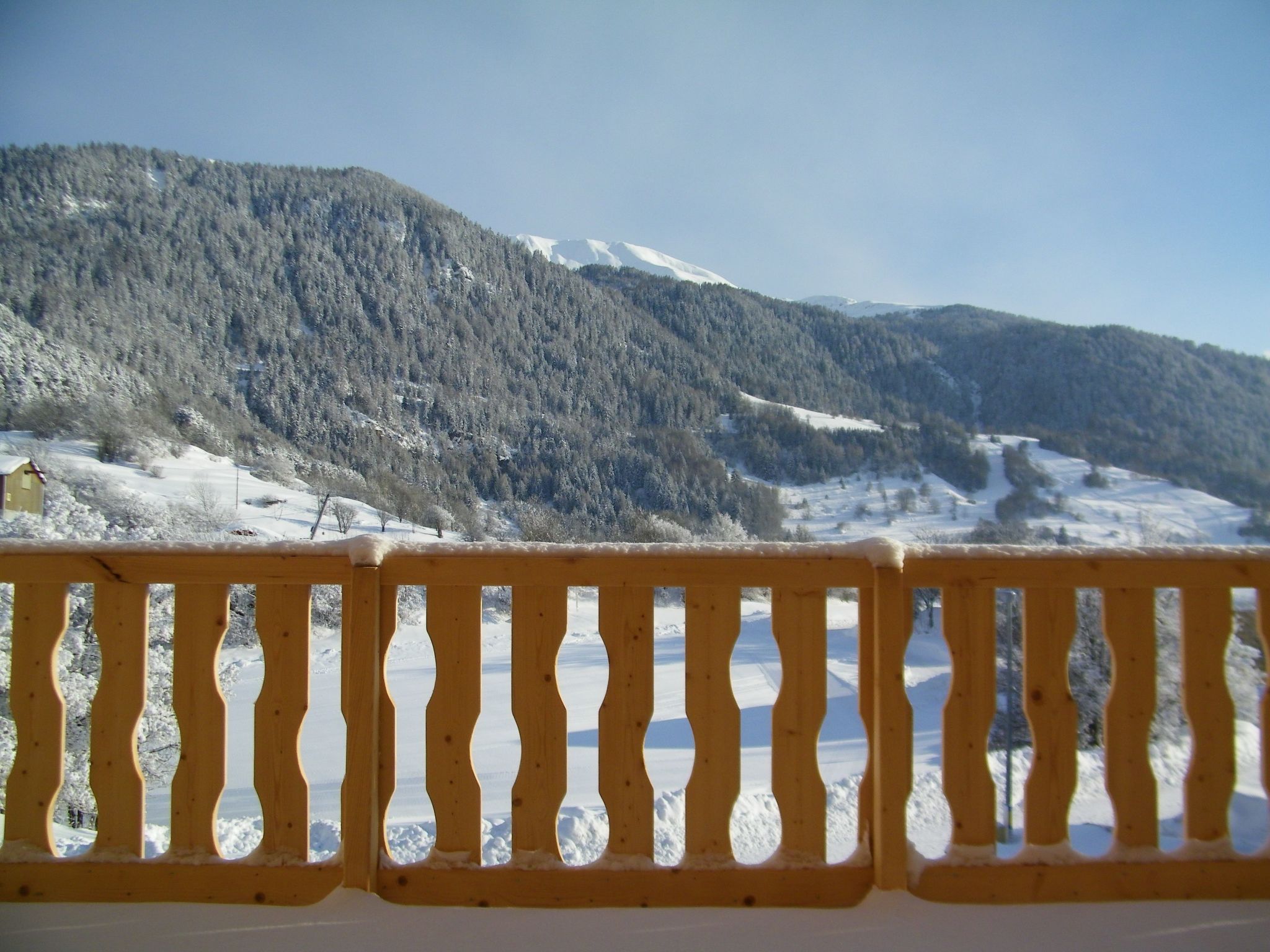 Komfortables Chalet in ruhiger Lage mit Panoramablick in der Nähe von La Plagne — Terrace (2 of 24)