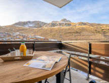 Knusse studio voor 3 aan de piste in Tignes Lavachet - thumbnail 3