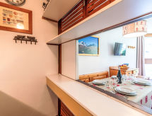 Knusse skistudio voor 4 personen direct aan de piste in Tignes Val Claret - thumbnail 5
