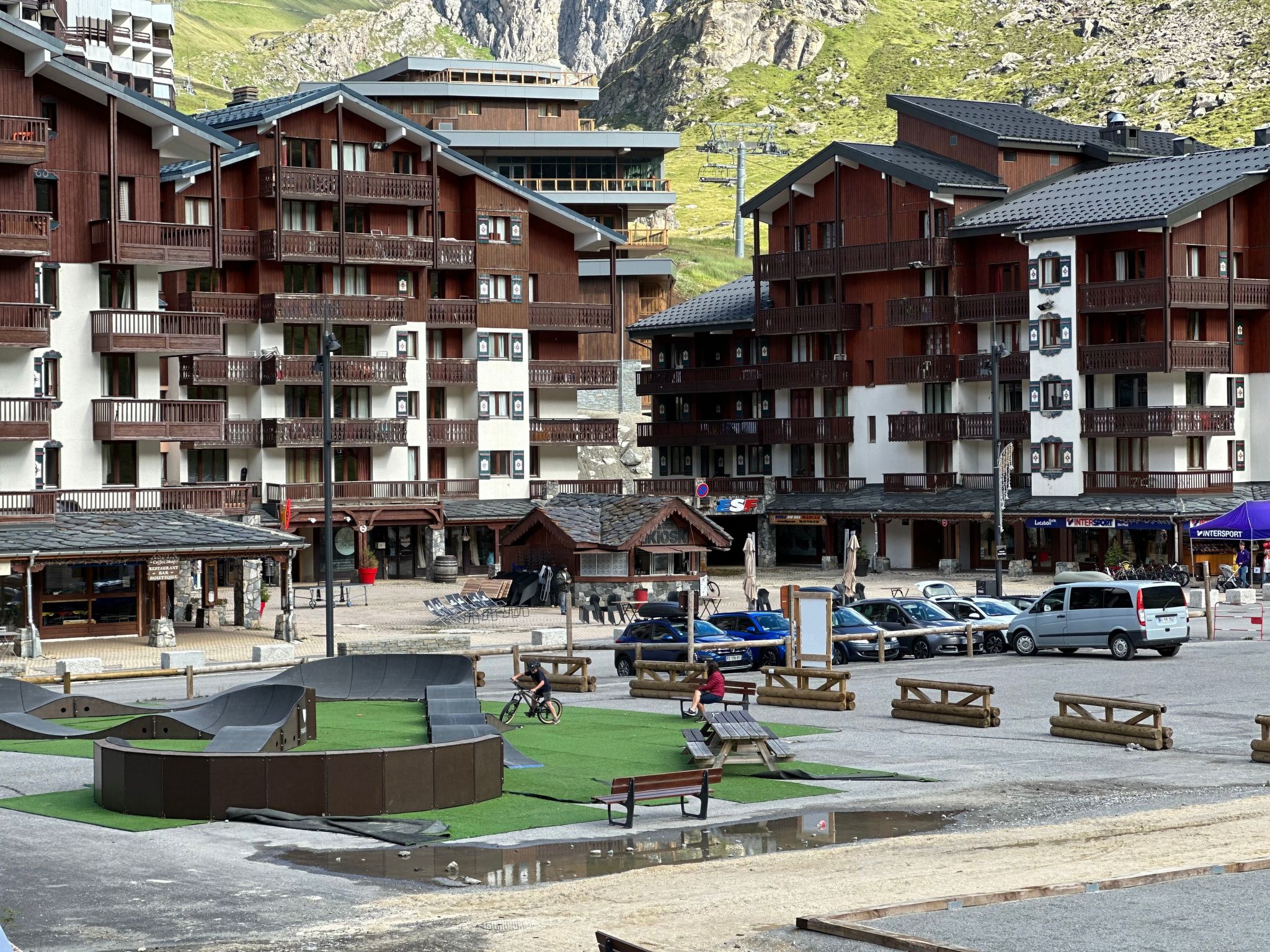 Photo of mit Balkon, im Skigebiet von Killy
