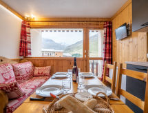 Asters 322: Knus appartement direct aan de piste in Les Menuires - thumbnail 1