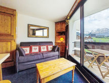 Knus ski-in/ski-out appartement voor 3 personen aan de piste in Les Menuires - thumbnail 1