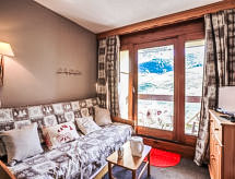 Knusse studio voor 3 personen direct aan de piste in Le Corbier - thumbnail 3