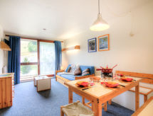 Ski-in, ski-out appartement voor 4 personen in Le Corbier met zwembad - thumbnail 1