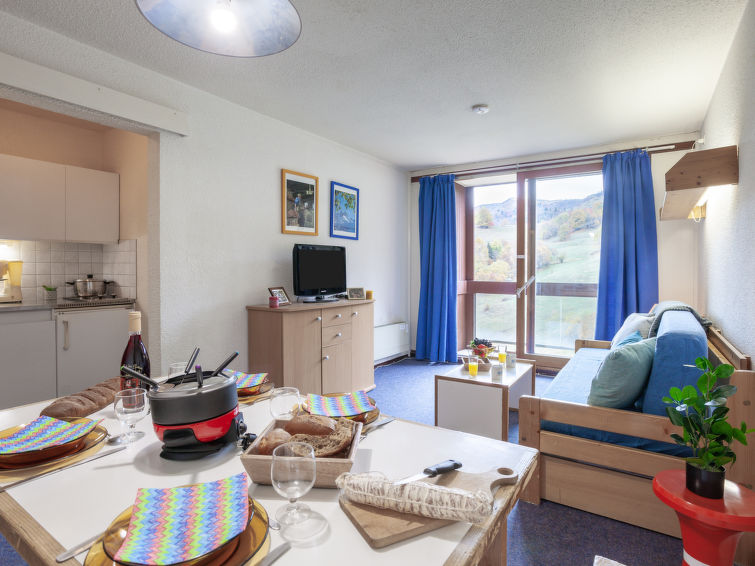 Aan de piste: Comfortabel appartement Lunik Orion in Le Corbier · 4 pers. in Le Corbier