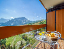 Compact studio appartement direct aan de skipiste in Le Corbier - thumbnail 5