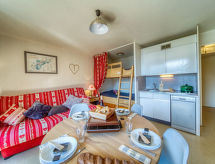 Compact studio appartement direct aan de skipiste in Le Corbier - thumbnail 2