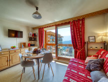 Compact studio appartement direct aan de skipiste in Le Corbier - thumbnail 1