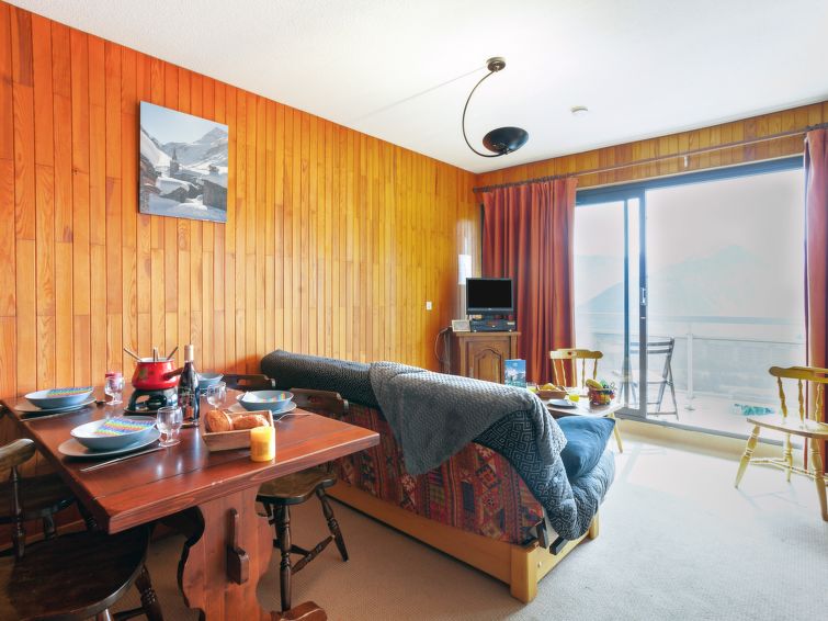 Bergzicht en piste-nabijheid in appartement Simiane, La Toussuire in La Toussuire