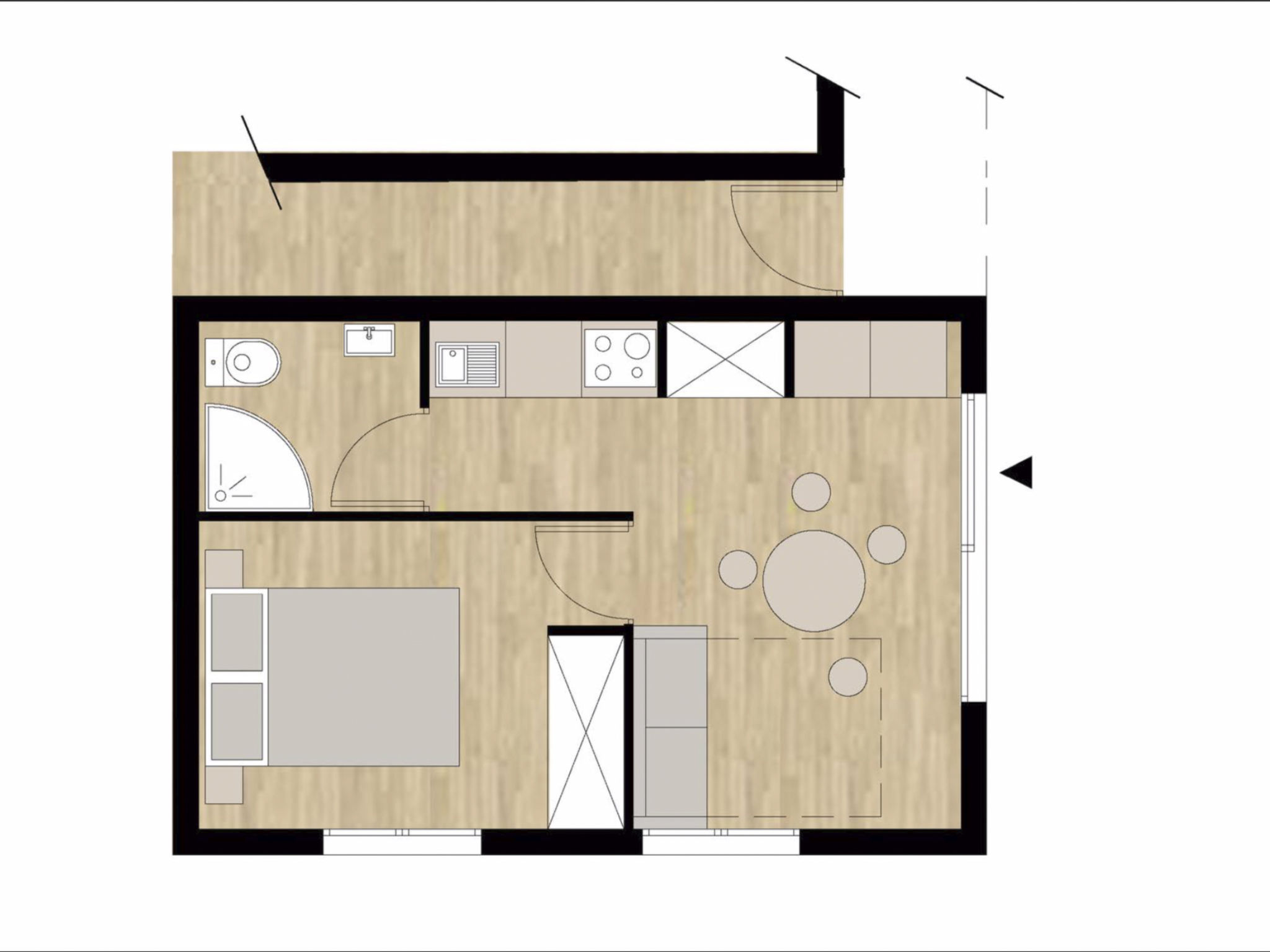 Photo of Studio 24 m2 - 4 Personen - In der Nähe der Pisten