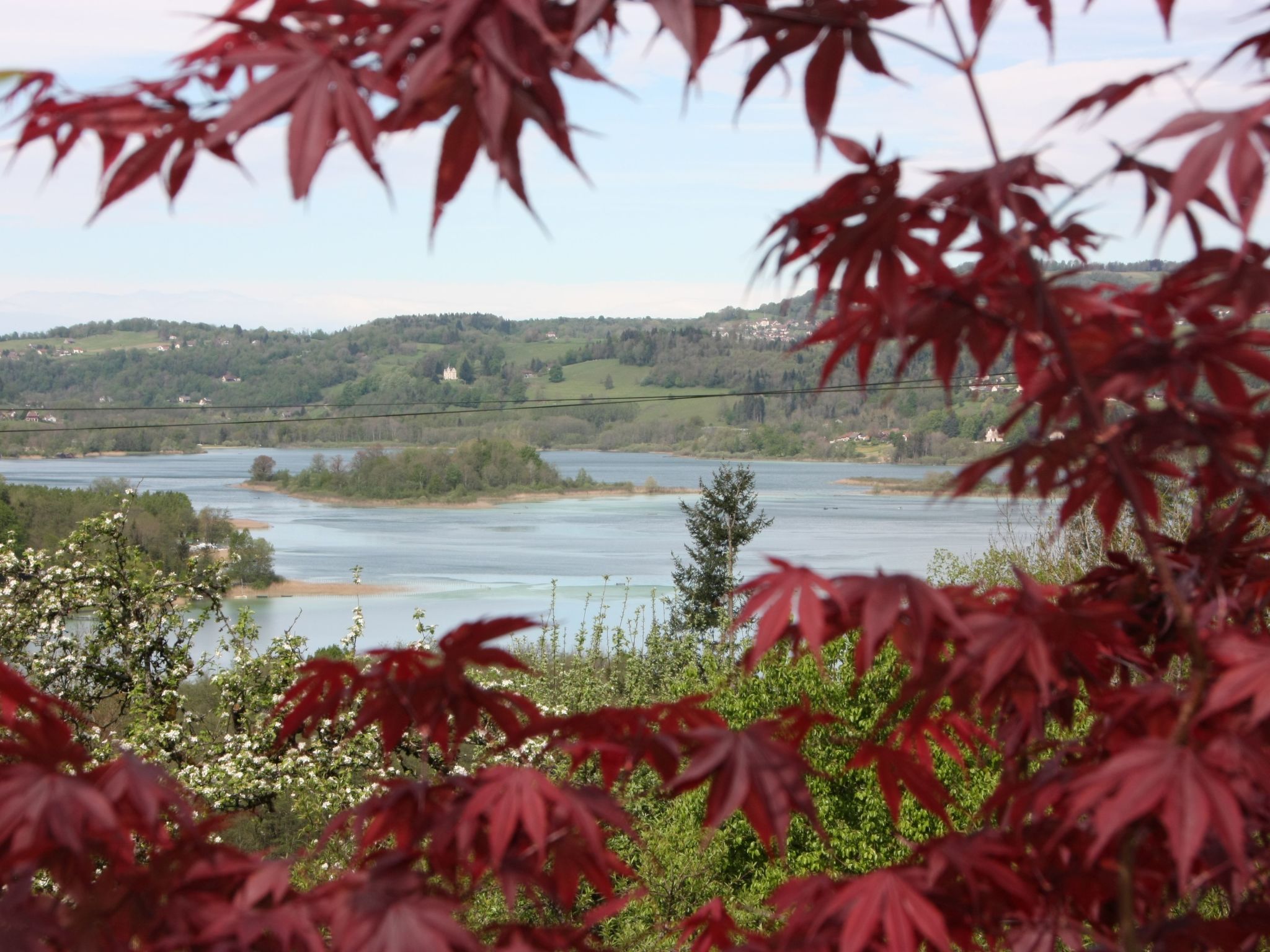 In Aiguebelette-Le-Lac mit Garten, Terrasse und Grill-Buiten