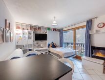 Knusse studio in Saint Gervais, vlakbij de piste en het meer - thumbnail 4